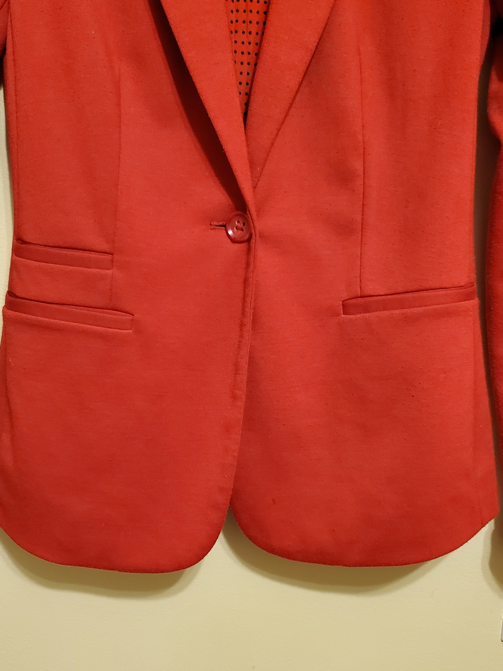 CHIC Red Tailored Single-Button Blazer - Picture 10 of 10